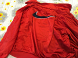 Nike Kids Red Zip Up Tracksuit Sports Top Jacket - Unisex 7-8yrs