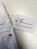 Brand New Isabella Oliver White Over Bump Super Stretch Skinny Jeans - Size Maternity 2 UK 10