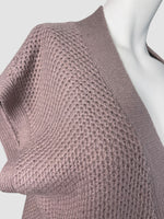 Mamas & Papas Brown Wool Mix Chunky S/S Cardigan - Size Maternity UK 12-14