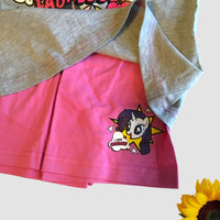 Brand New My Little Pony Official Girls Super Star Fabulous! Shortie Pyjamas Grey/Pink - Girls 7-8yrs