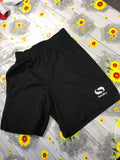 Sondico Black Unisex Stretch Football Sports Shorts - Unisex 11-12yrs