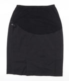 Seraphine Maternity Grey Linda Pencil Skirt - Size Maternity UK 14