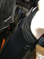 Brand New Isabella Oliver Maternity Black Off Shoulder Stretch Draped Evening Dress - Size Maternity 2 UK 10