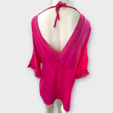 Blooming Marvellous Cerise Pink Summer Top - Size Maternity S UK 8-10