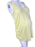New Look Maternity Plain Yellow Cami Vest Top - Size Maternity UK 12