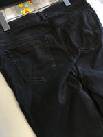 Asos Denim Maternity Washed Black Under Bump Slim Fit Jeans - Size Maternity UK 12