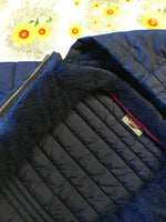 Peter Storm Navy Blue Quilted Coat With Hood - Girls 11-12yrs
