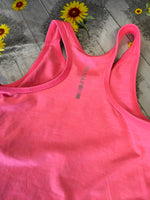 H&M Sport Neon Pink Racer Back Sports Top - Girls 6-8yrs