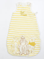 Disney at Primark Winnie The Pooh White/Yellow Character 2.5 Tog Sleeping Bag - Unisex 6-12m