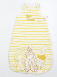 Disney at Primark Winnie The Pooh White/Yellow Character 2.5 Tog Sleeping Bag - Unisex 6-12m