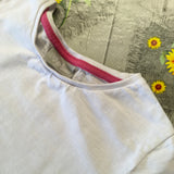 Matalan White Plain Everyday Wear T-Shirt - Girls 7yrs