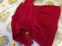 Matalan Warm Fleece Red Button Front Jacket - Girls 2-3yrs