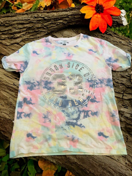 F&F Organic Cotton Long Beach Pastel T-Shirt - Girls 12-13yrs