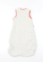 The Gro Company White Multi Spot 2.5 Tog Baby Sleeping Bag - Unisex 0-6m