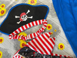 Tu Pirate Kids 3 Piece Fancy Dress Costume - Unisex 5-6yrs