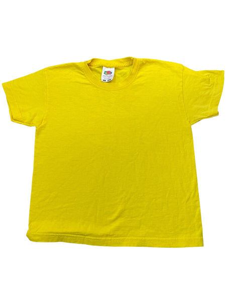 Unisex Yellow PE T-Shirt - Preloved