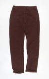 George 100% Cotton Burgundy Brown Chino Trousers - Boys 9-10yrs