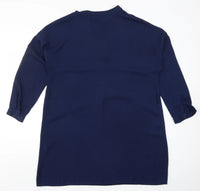 New Look Maternity Navy Blue Loose Fit Boxy Tunic Dress - Size Maternity UK 14