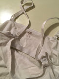 H&M Mama White Plain Nursing Cami Vest Top - Size Maternity XS UK 6-8