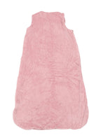 Tu Rose Pink Velour Baby Sleeping Bag 2.5 Tog Rating - Girls 12-18m