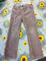 Next Dusky Pink Corduroy Trousers with Adjustable Waist - Girls 4-5yrs