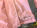 Parallel Girls Pink/Grey Padded Ski Jacket Coat with Hood - Girls 5-6yrs