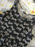 H&M Black Tiger Cub Print Sleeveless Dress - Girls 6-8yrs