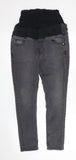 Isabella Oliver Faded Black Over Bump Maternity Skinny Jeans - Size Maternity 2 UK 10