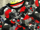 Next Red Nose Day / Xmas Reindeer L/S Graffiti Print Pyjamas - Boys 7yrs