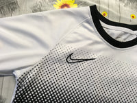 Nike Dri-Fit Black White S/S Sports Top - Boys 10-12yrs