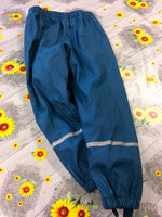 Lupilu Kids Blue Waterproof Elasticated Trousers - Unisex 4-6yrs