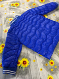 Royal Blue Toddler Boys Quilted Bomber Jacket - Boys 1-2yrs