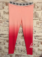 Hype Girls Pink Ombre Stretch Leggings - Girls 11-12yrs