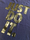Nike Blue Just Do It T-Shirt - Boys 13-15yrs