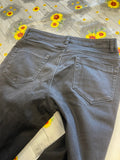 Asos Denim Maternity Washed Black Under Bump Skinny Jeans - Size Maternity UK 12