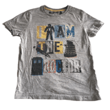 Doctor Who I Am The Doctor Grey T Shirt - Boys 7-8yrs