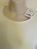 Brand New Next Maternity Plain White T-Shirt - Size Maternity UK 20