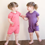 Brand New Babysoy Blossom Pink Sustainable Bubble Romper - Girls 3-6m