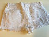 Peacocks Distressed White Denim Shorts - Girls 12-13yrs