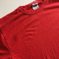 Fruit Of The Loom Plain Red PE T-Shirt - Unisex 5-6yrs