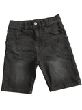 Black Denim Jeans Shorts - Boys 10-11yrs