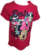 Brand New Disney Minnie Mouse Dots Are So Me Pink Girls T-Shirt - Girls 3-4yrs