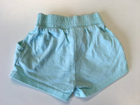 Next Aqua Blue Stretch Jersey Baby Shorts - Girls 3-6m