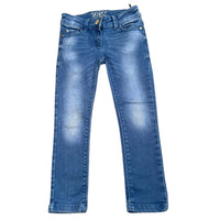 Next Denim for Life Blue Girls Skinny Jeans with Adjustable Waist - Girls 5yrs