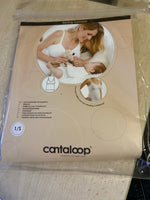 Cantaloop Maternity Beige/Tan Nursing Camisole Vest Top - Size Maternity UK S - XL