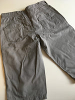 Kangol Boys Grey Cotton Long Chino Shorts - Boys 13yrs