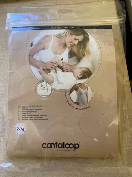 Cantaloop Maternity Beige Tan Nursing Bra With Foam Cups - Size Maternity  UK S - XL