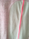 Tu Girls Unicorn Pink and Silver Zip Up Hooded Fleece Onesie - Girls 11-12yrs