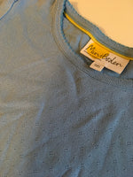 Mini Boden Light Blue S/S Scoop Neck T-Shirt - Girls 7-8yrs