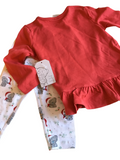 Brand New Tiny Tatty Teddy Christmas Time Baby Outfit - Girls 3-6m